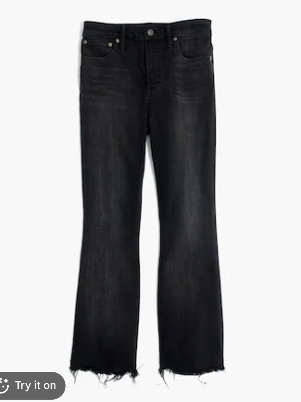 Pre loved Joe's Jeans Black Boot-Cut Ankle Jeans Size 28